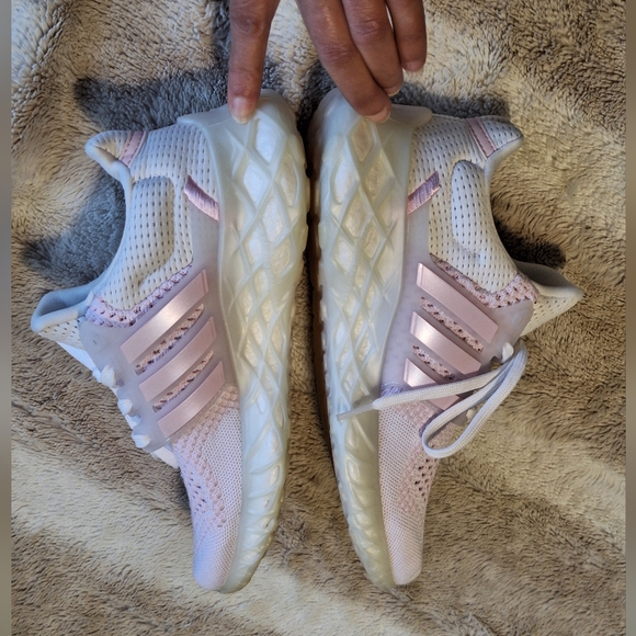 adidas Ultraboost Web Alphaskin White/Clear Pink/White 7 - Picture 12 of 14